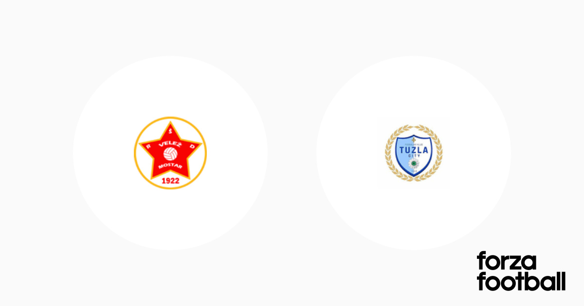 FK Velez Mostar - FK Tuzla City (4-0), Premijer Liga 2022, Bosnia y ...