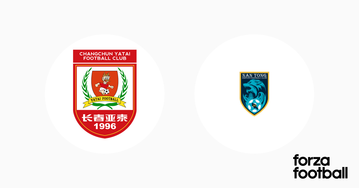 Table Changchun Yatai Nantong Zhiyun, Chinese Super League 2023