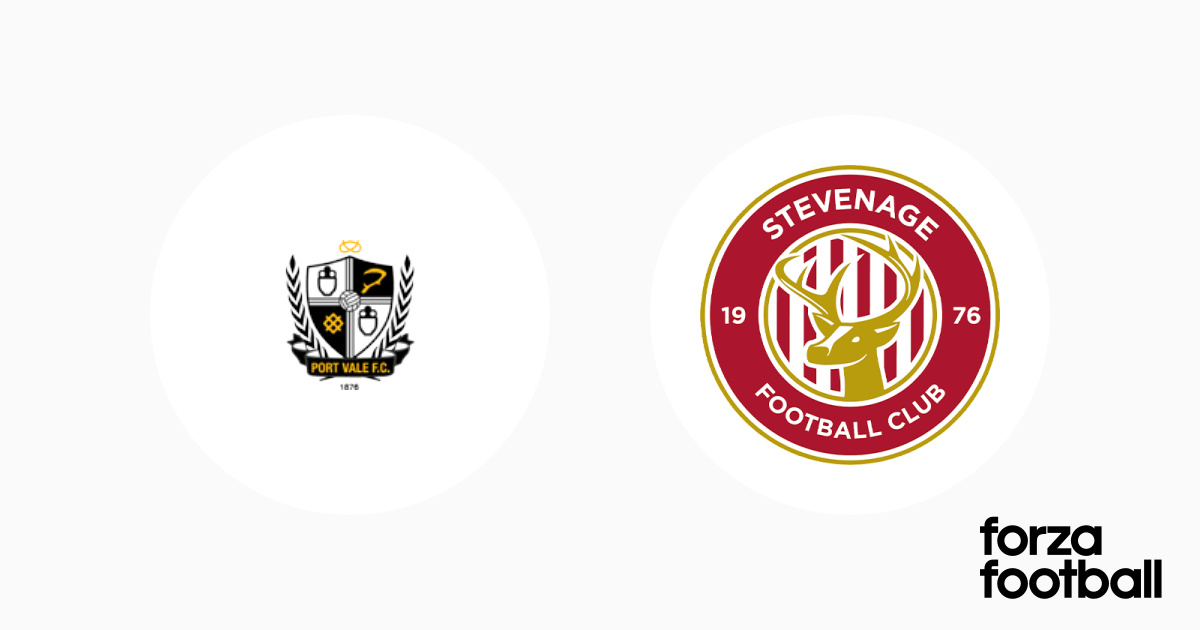 Port Vale Stevenage FC, League One 2024, England Forza Football