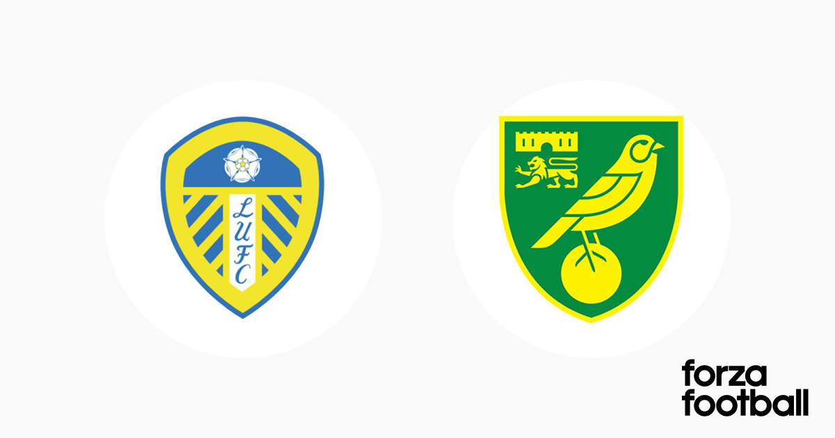 Laguppställningar Leeds United Norwich City (10), Championship 2024