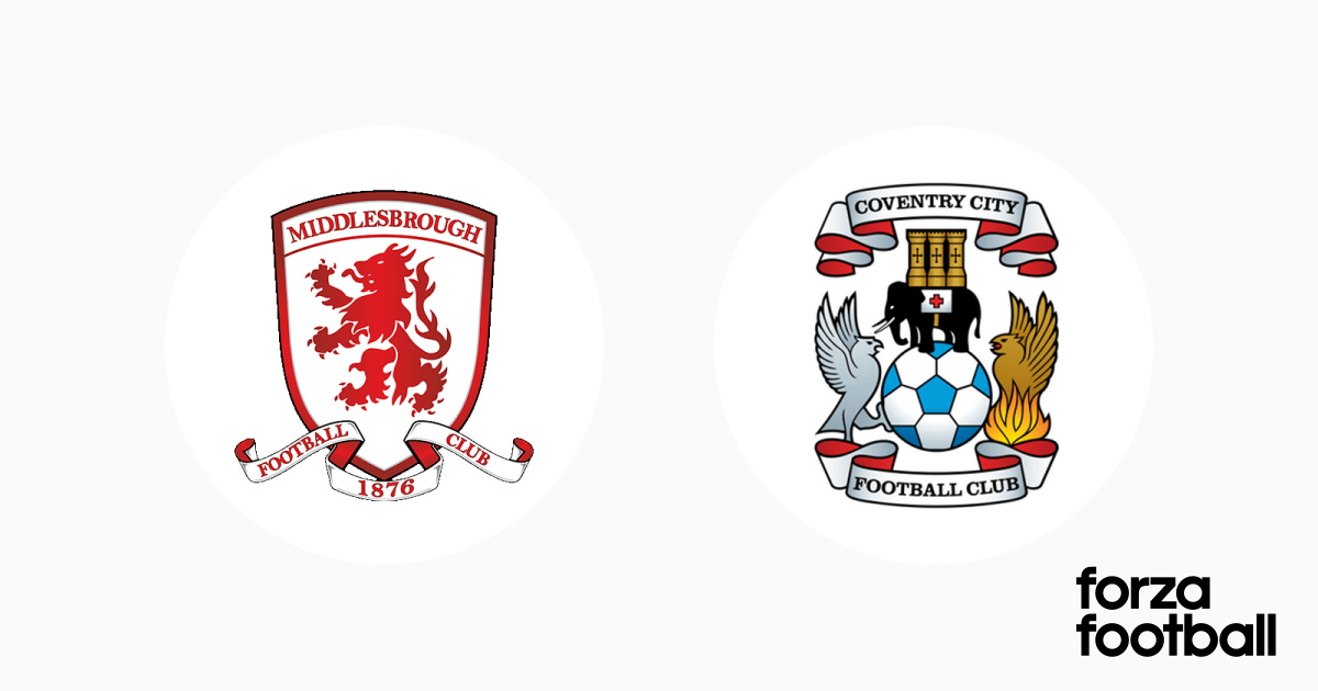 Middlesbrough FC Coventry City (11), Championship 2024, England Forza Football