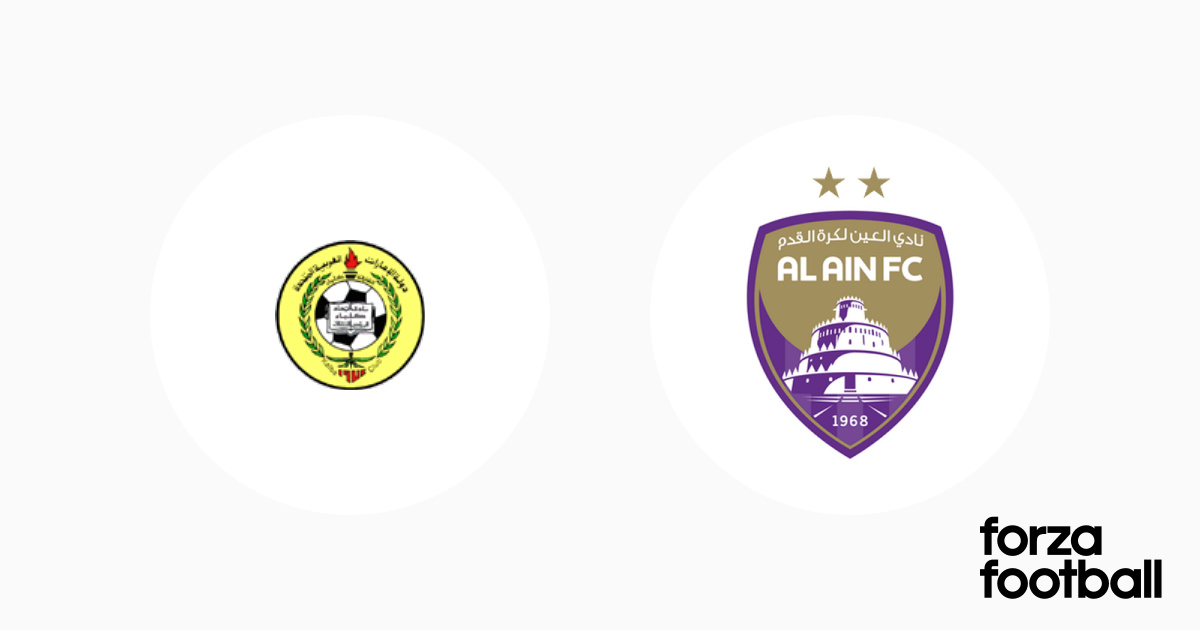 Lineups Ittihad Kalba FC Al Ain FC, Presidents Cup 2024, United Arab