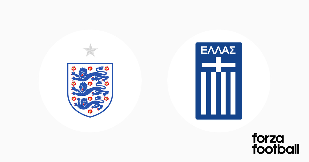 Table England Greece (12), UEFA Nations League 2024, International
