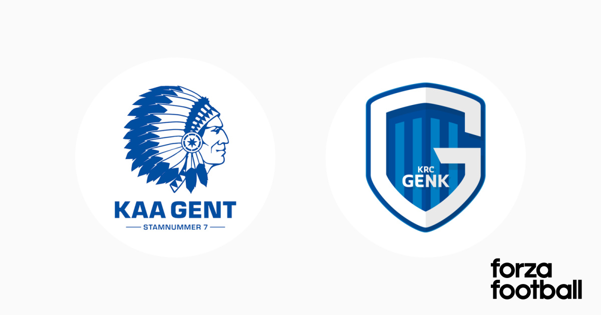 Table Kaa Gent Krc Genk 0 0 Jupiler Pro League 18 Belgium Forza Football