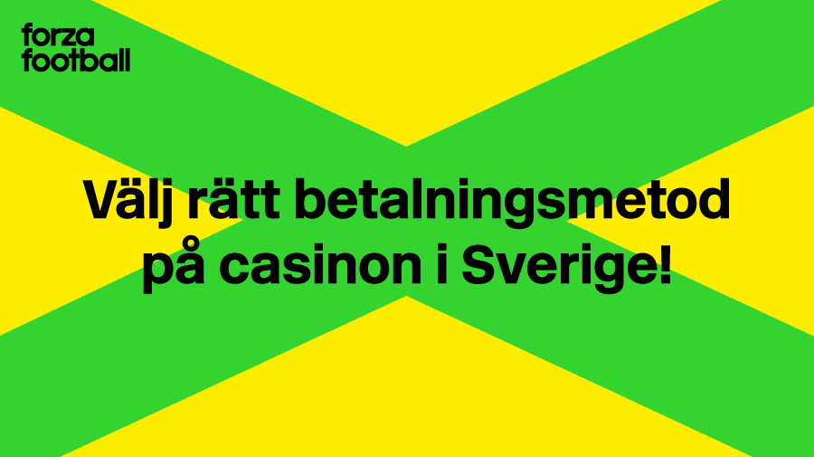 Casino betalningsmetoder